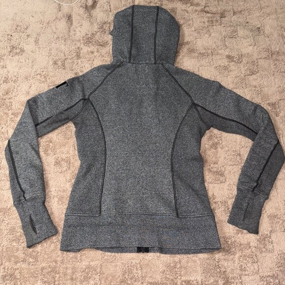 Lululemon X FiT Scuba Hoodie III Speckled Black French Terry Full-Zip Jacket 6 - Picture 9 of 11